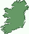 Ireland outline map