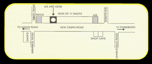 Meaghers Tasty Bread map